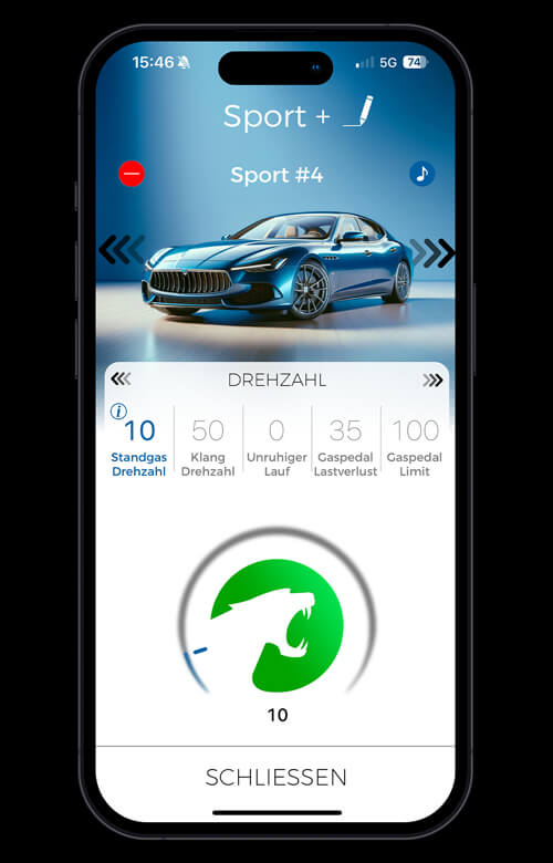Maxhaust App Screenshot