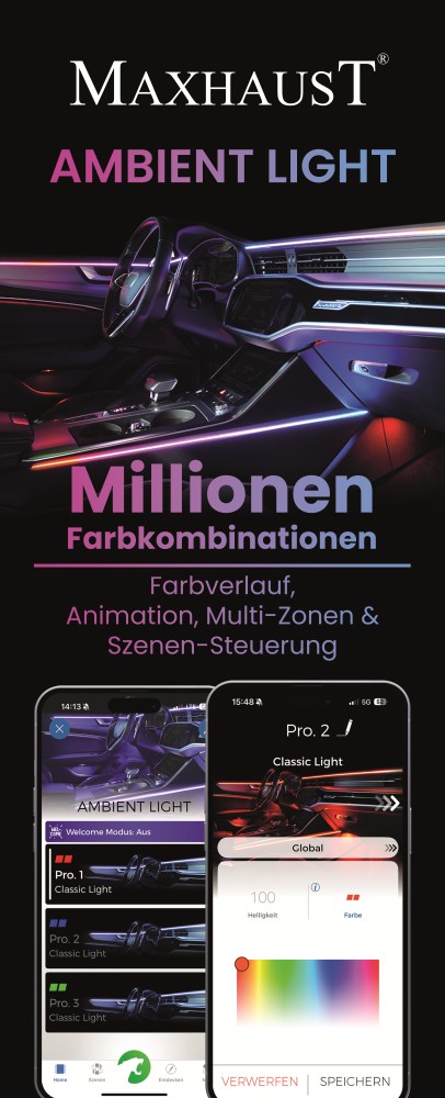 ROLL-UP BANNER - AMBIENT LIGHT - LANGUAGE: GERMAN