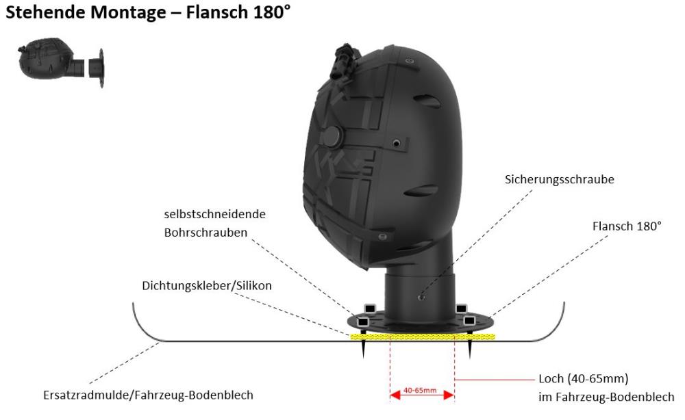 FLANSCH FÜR MONTAGE DEEP SPEAKER
