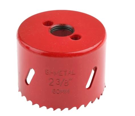 HOLE SAW HSS Ø60MM WITH SPINDLE