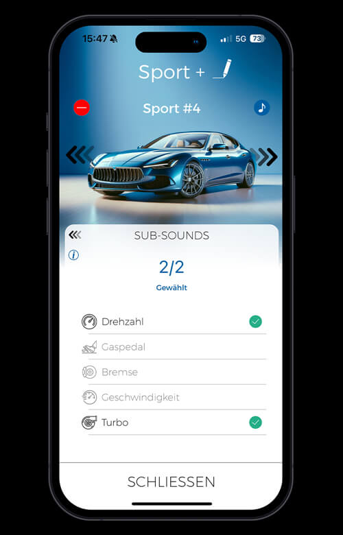 Maxhaust App Screenshot